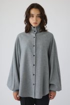 【リムアーク/RIM.ARK】のSuper volume sleeve SH/シャツ 人気、トレンドファッション・服の通販 founy(ファニー) ファッション Fashion レディースファッション Fashion for Women トップス・カットソー Cut & Sew Tops シャツ・ブラウス・オフィスカジュアル Elegant Blouses & Button-Ups ボリューム袖・フリルスリーブブラウス Voluminous & Ruffle Sleeves / Puffy Sleeve Tops エレガント 上品 Elegant シャンブレー Chambray, Denim-Like Fabric シンプル Simple, Minimal スリーブ Sleeve, Long Sleeve / Short Sleeve ミックス Mix, Mixed Style ロング Long, Long-Length thumbnail ライトグレー|ID: prp329100004905105 ipo3291000000036718661