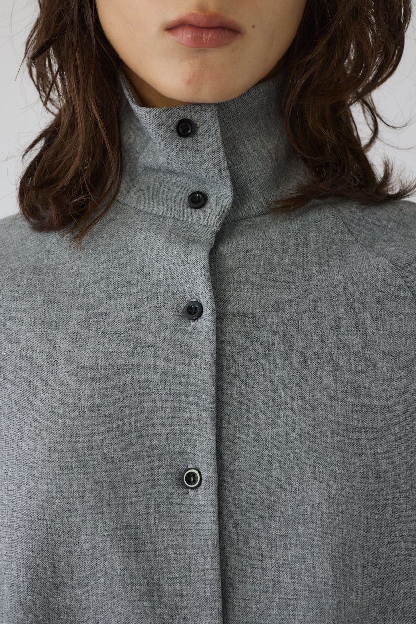 【リムアーク/RIM.ARK】のSuper volume sleeve SH/シャツ 人気、トレンドファッション・服の通販 founy(ファニー) 　ファッション　Fashion　レディースファッション　Fashion for Women　トップス・カットソー　Cut & Sew Tops　シャツ・ブラウス・オフィスカジュアル　Elegant Blouses & Button-Ups　ボリューム袖・フリルスリーブブラウス　Voluminous & Ruffle Sleeves / Puffy Sleeve Tops　エレガント 上品　Elegant　シャンブレー　Chambray, Denim-Like Fabric　シンプル　Simple, Minimal　スリーブ　Sleeve, Long Sleeve / Short Sleeve　ミックス　Mix, Mixed Style　ロング　Long, Long-Length　other-6|ID: prp329100004905105 ipo3291000000036718666