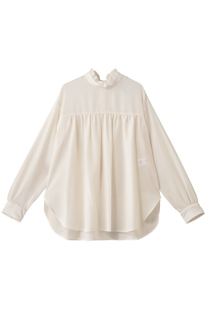 【デパリエ/DEPAREILLE】のウールビエラボウブラウス インテリア・キッズ・メンズ・レディースファッション・服の通販 founy(ファニー) https://founy.com/ ファッション Fashion レディースファッション Fashion for Women トップス・カットソー Cut & Sew Tops シャツ・ブラウス・オフィスカジュアル Elegant Blouses & Button-Ups ギャザー Gathered, Ruffled スリット Slit, Slit Detail スリーブ Sleeve, Long Sleeve / Short Sleeve ダウン Down, Puffer デニム Denim, Jeans Material トレンド Trend, Trending Now フリル Frill, Ruffle ヘムライン Hemline, Bottom Cut ロング Long, Long-Length |ID: prp329100004905113 ipo3291000000036718721
