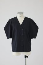 【リムアーク/RIM.ARK】のVolume sleeve v-neck SH/シャツ 人気、トレンドファッション・服の通販 founy(ファニー) ファッション Fashion レディースファッション Fashion for Women トップス・カットソー Cut & Sew Tops シャツ・ブラウス・オフィスカジュアル Elegant Blouses & Button-Ups Vネックトップス V-Neck Tops / V-Cut Neckline Shirts ボリューム袖・フリルスリーブブラウス Voluminous & Ruffle Sleeves / Puffy Sleeve Tops コンパクト Compact, Small Size スリーブ Sleeve, Long Sleeve / Short Sleeve ロング Long, Long-Length thumbnail ブラック|ID: prp329100004905151 ipo3291000000036719052