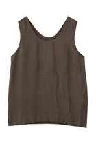 【プルミエ アロンディスモン/1er Arrondissement】のキュプラフィブリルタンクトップ ブラウン|ID: prp329100004905154 ipo3291000000036719090