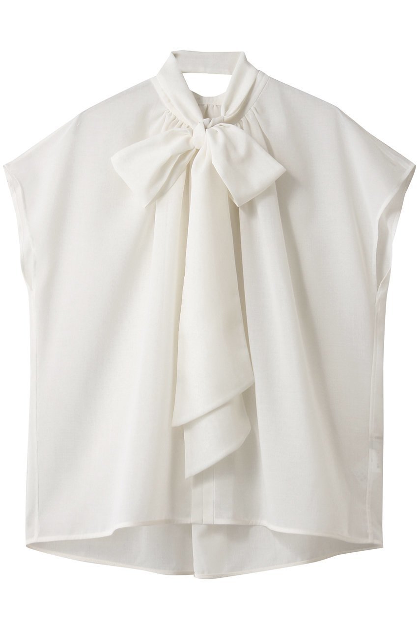 【デザイン ワークス/DESIGN WORKS】のT/Wボイルボウタイブラウス 人気、トレンドファッション・服の通販 founy(ファニー) 　ファッション　Fashion　レディースファッション　Fashion for Women　トップス・カットソー　Cut & Sew Tops　シャツ・ブラウス・オフィスカジュアル　Elegant Blouses & Button-Ups　シンプル　Simple, Minimal　ジャケット　Jacket, Outerwear　スリーブ　Sleeve, Long Sleeve / Short Sleeve　ボウタイ　Bow Tie, Neck Bow　ロング　Long, Long-Length　 other-1|ID: prp329100004905157 ipo3291000000036719116