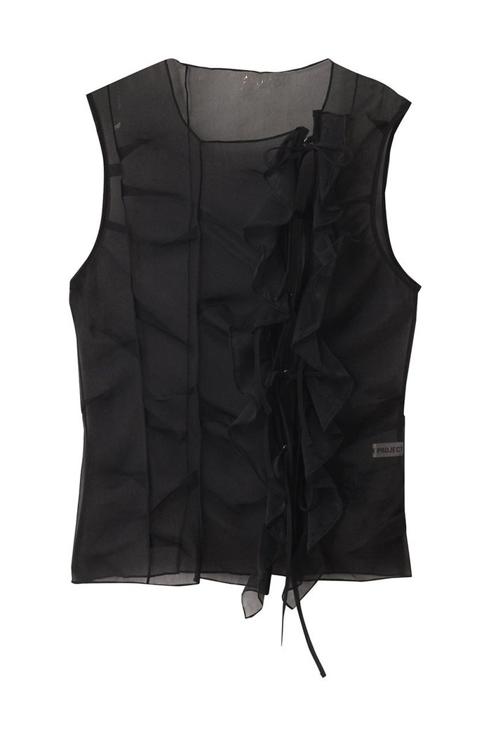 【プランク プロジェクト/PRANK PROJECT】のランダムタックシアータンク / Random Tuck Shear Tank インテリア・キッズ・メンズ・レディースファッション・服の通販 founy(ファニー) https://founy.com/ ファッション Fashion レディースファッション Fashion for Women トップス・カットソー Cut & Sew Tops キャミソール&ノースリーブ Camisoles & Sleeveless Tops シャツ・ブラウス・オフィスカジュアル Elegant Blouses & Button-Ups インナー Innerwear キャミソール Camisole, Spaghetti Strap Top タンク Tank Top, Sleeveless Top ノースリーブ Sleeveless, No-Sleeve メタル Metal, Metal Parts ランダム Random, Irregular |ID: prp329100004905199 ipo3291000000036719480