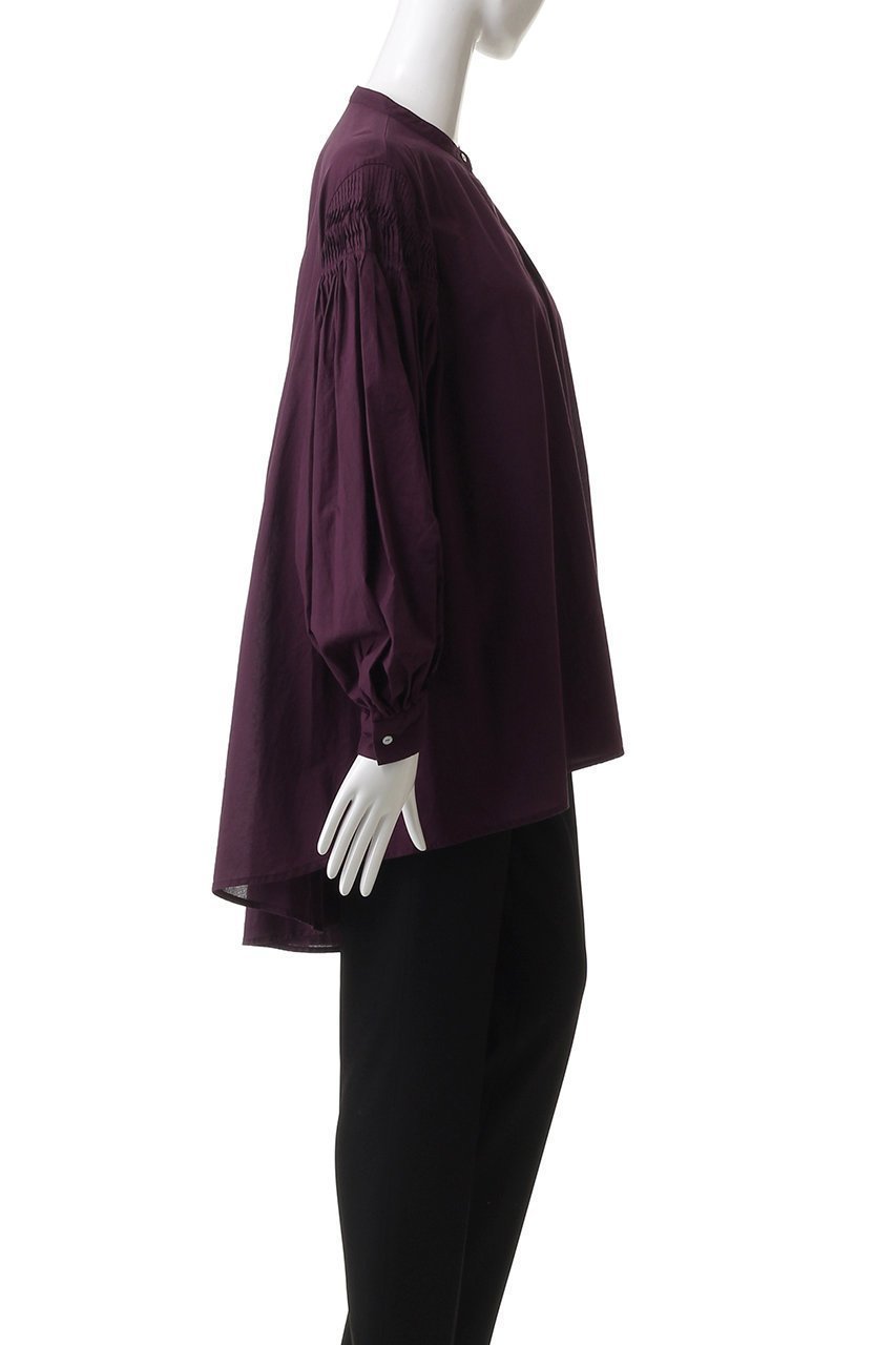 【ミズイロ インド/mizuiro ind】のピンタックパフスリーブシャツ 人気、トレンドファッション・服の通販 founy(ファニー) 　ファッション　Fashion　レディースファッション　Fashion for Women　トップス・カットソー　Cut & Sew Tops　シャツ・ブラウス・オフィスカジュアル　Elegant Blouses & Button-Ups　スリーブ　Sleeve, Long Sleeve / Short Sleeve　フェミニン　Feminine, Girly　ロング　Long, Long-Length　エレガント 上品　Elegant　other-3|ID: prp329100004905201 ipo3291000000036719510