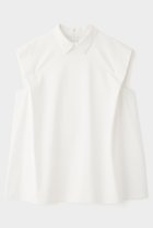 【ル フィル/LE PHIL】のストレッチオックスノースリーブブラウス 人気、トレンドファッション・服の通販 founy(ファニー) ファッション Fashion レディースファッション Fashion for Women トップス・カットソー Cut & Sew Tops キャミソール&ノースリーブ Camisoles & Sleeveless Tops シャツ・ブラウス・オフィスカジュアル Elegant Blouses & Button-Ups ノースリーブ Sleeveless, No-Sleeve パターン Pattern, Design Print フレア Flare, Flared ボトム Bottoms, Lower Wear エレガント 上品 Elegant thumbnail ホワイト|ID: prp329100004905216 ipo3291000000036719646