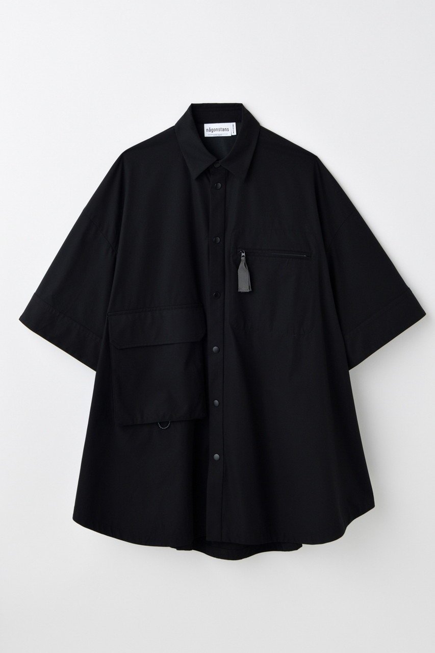 【ナゴンスタンス/nagonstans】のteck shirt /シャツ 人気、トレンドファッション・服の通販 founy(ファニー) 　ファッション　Fashion　レディースファッション　Fashion for Women　トップス・カットソー　Cut & Sew Tops　シャツ・ブラウス・オフィスカジュアル　Elegant Blouses & Button-Ups　ショート　Short, Short Length　スポーティ　Sporty, Casual Athletic　スリーブ　Sleeve, Long Sleeve / Short Sleeve　フロント　Front, Front Design　 other-1|ID: prp329100004905242 ipo3291000000036719859