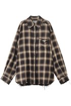 【プランク プロジェクト/PRANK PROJECT】のチェックシャツ 人気、トレンドファッション・服の通販 founy(ファニー) ファッション Fashion レディースファッション Fashion for Women トップス・カットソー Cut & Sew Tops シャツ・ブラウス・オフィスカジュアル Elegant Blouses & Button-Ups スリーブ Sleeve, Long Sleeve / Short Sleeve チェック Check, Plaid, Tartan メンズ Men's, Menswear ロング Long, Long-Length 羽織 Haori, Light Jacket thumbnail BRN(ブラウン)|ID: prp329100004905260 ipo3291000000036720031