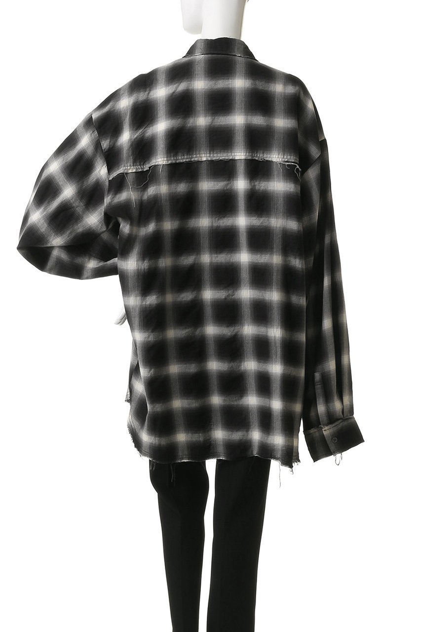 【プランク プロジェクト/PRANK PROJECT】のチェックシャツ 人気、トレンドファッション・服の通販 founy(ファニー) 　ファッション　Fashion　レディースファッション　Fashion for Women　トップス・カットソー　Cut & Sew Tops　シャツ・ブラウス・オフィスカジュアル　Elegant Blouses & Button-Ups　スリーブ　Sleeve, Long Sleeve / Short Sleeve　チェック　Check, Plaid, Tartan　メンズ　Men's, Menswear　ロング　Long, Long-Length　羽織　Haori, Light Jacket　other-4|ID: prp329100004905260 ipo3291000000036720034