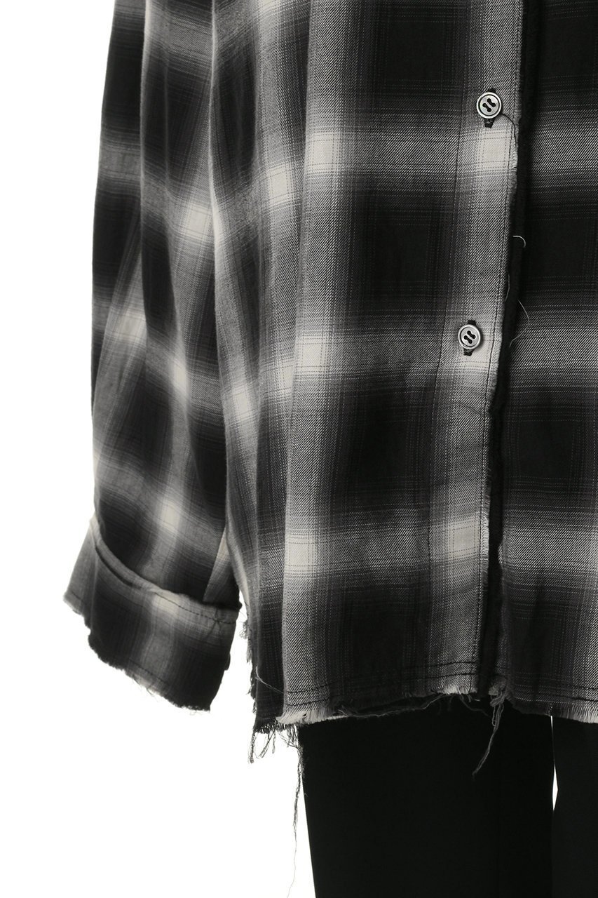 【プランク プロジェクト/PRANK PROJECT】のチェックシャツ 人気、トレンドファッション・服の通販 founy(ファニー) 　ファッション　Fashion　レディースファッション　Fashion for Women　トップス・カットソー　Cut & Sew Tops　シャツ・ブラウス・オフィスカジュアル　Elegant Blouses & Button-Ups　スリーブ　Sleeve, Long Sleeve / Short Sleeve　チェック　Check, Plaid, Tartan　メンズ　Men's, Menswear　ロング　Long, Long-Length　羽織　Haori, Light Jacket　other-6|ID: prp329100004905260 ipo3291000000036720036