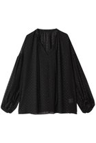 【アンクレイヴ/uncrave】のシアードットジャガード ブラウス ブラック|ID: prp329100004905269 ipo3291000000036720102