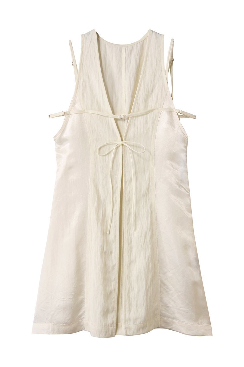 【プランク プロジェクト/PRANK PROJECT】のチュニックベスト / Tunic Vest インテリア・キッズ・メンズ・レディースファッション・服の通販 founy(ファニー) 　ファッション　Fashion　レディースファッション　Fashion for Women　アウター　Coat / Outerwear Collection　トップス・カットソー　Cut & Sew Tops　キャミソール&ノースリーブ　Camisoles & Sleeveless Tops　シャツ・ブラウス・オフィスカジュアル　Elegant Blouses & Button-Ups　ベスト&ジレ / 重ね着スタイル　Vests & Gilets　おすすめ　Recommended / Our Picks　コンビ　Combo, Combination Style　サテン　Satin, Glossy Fabric　シンプル　Simple, Minimal　タンク　Tank Top, Sleeveless Top　チュニック　Tunic, Long Top　ツイル　Twist, Twisted Detail　ノースリーブ　Sleeveless, No-Sleeve　ベスト　Vest, Waistcoat　ラップ　Wrap, Wrap Design　夏　Summer　秋　Autumn　長袖　Long Sleeve, Full Sleeve　IVR(アイボリー)|ID: prp329100004905273 ipo3291000000036720139