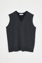 【エンフォルド/ENFOLD】のSLEEVELESS PULLOVER/プルオーバー チャコールグレー|ID: prp329100004905281 ipo3291000000036720224