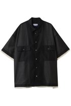 【メゾンスペシャル/MAISON SPECIAL】の【UNISEX】半袖レイヤードシアーシャツ 人気、トレンドファッション・服の通販 founy(ファニー) ファッション Fashion レディースファッション Fashion for Women トップス・カットソー Cut & Sew Tops シャツ・ブラウス・オフィスカジュアル Elegant Blouses & Button-Ups ユニセックス Unisex, Genderless ショート Short, Short Length シンプル Simple, Minimal スリーブ Sleeve, Long Sleeve / Short Sleeve ハーフ Half, Half-Length 半袖 Short Sleeve, Half Sleeve thumbnail BLK(ブラック)|ID: prp329100004905293 ipo3291000000036720321