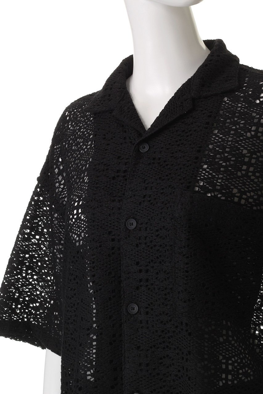 【メゾンスペシャル/MAISON SPECIAL】の【UNISEX】クロシェライクS/Sメッシュシャツ 人気、トレンドファッション・服の通販 founy(ファニー) 　ファッション　Fashion　レディースファッション　Fashion for Women　トップス・カットソー　Cut & Sew Tops　シャツ・ブラウス・オフィスカジュアル　Elegant Blouses & Button-Ups　ユニセックス　Unisex, Genderless　インナー　Innerwear　クロシェ　Crochet, Knitted Lace　シアー　Sheer, See-Through　ショート　Short, Short Length　スリーブ　Sleeve, Long Sleeve / Short Sleeve　ハーフ　Half, Half-Length　メッシュ　Mesh, Net Fabric　ロング　Long, Long-Length　夏　Summer　S/S・春夏　SS, Spring/Summer, Warm Season　other-5|ID: prp329100004905295 ipo3291000000036720340