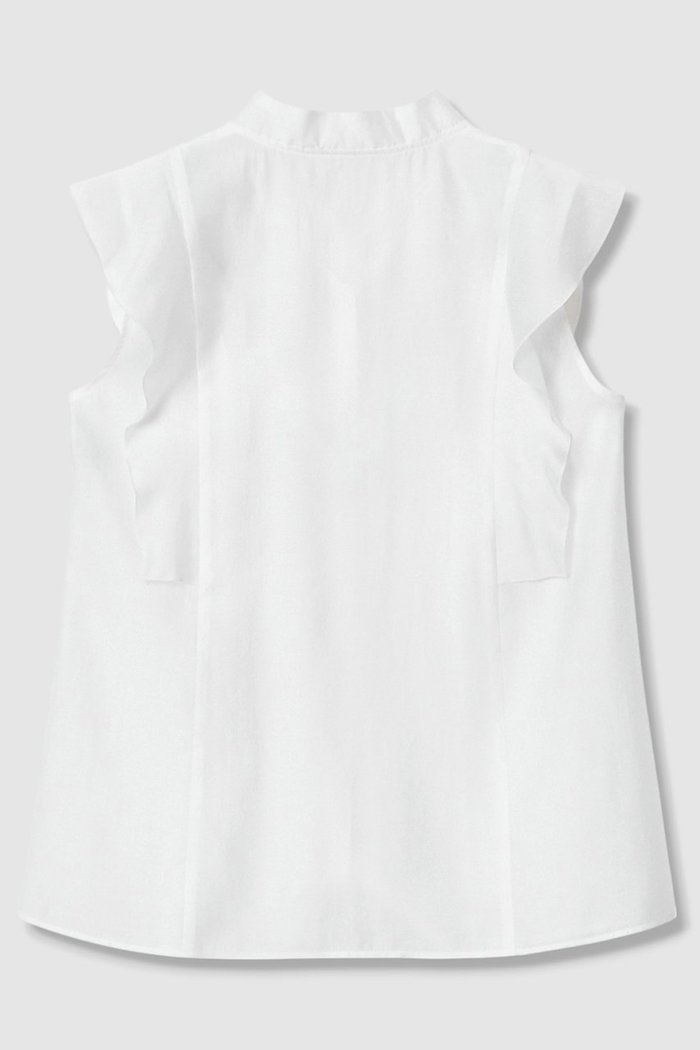 【アナイ/ANAYI】のシアーオーガンジーボウタイ ブラウス インテリア・キッズ・メンズ・レディースファッション・服の通販 founy(ファニー) https://founy.com/ ファッション Fashion レディースファッション Fashion for Women トップス・カットソー Cut & Sew Tops キャミソール&ノースリーブ Camisoles & Sleeveless Tops シャツ・ブラウス・オフィスカジュアル Elegant Blouses & Button-Ups オーガンジー Organza Fabric ノースリーブ Sleeveless, No-Sleeve エレガント 上品 Elegant |ID: prp329100004905304 ipo3291000000036720427