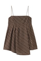 【スタニングルアー/STUNNING LURE】のバティックプリントブラウス 人気、トレンドファッション・服の通販 founy(ファニー) ファッション Fashion レディースファッション Fashion for Women トップス・カットソー Cut & Sew Tops シャツ・ブラウス・オフィスカジュアル Elegant Blouses & Button-Ups キャミソール Camisole, Spaghetti Strap Top シアー Sheer, See-Through ショート Short, Short Length スリーブ Sleeve, Long Sleeve / Short Sleeve モダン Modern, Contemporary モチーフ Motif, Design Theme ラップ Wrap, Wrap Design thumbnail ブラウン|ID: prp329100004905309 ipo3291000000036720470