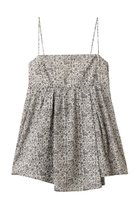 【スタニングルアー/STUNNING LURE】のバティックプリントブラウス 人気、トレンドファッション・服の通販 founy(ファニー) ファッション Fashion レディースファッション Fashion for Women トップス・カットソー Cut & Sew Tops シャツ・ブラウス・オフィスカジュアル Elegant Blouses & Button-Ups キャミソール Camisole, Spaghetti Strap Top シアー Sheer, See-Through ショート Short, Short Length スリーブ Sleeve, Long Sleeve / Short Sleeve モダン Modern, Contemporary モチーフ Motif, Design Theme ラップ Wrap, Wrap Design thumbnail ライトグリーン|ID: prp329100004905309 ipo3291000000036720471