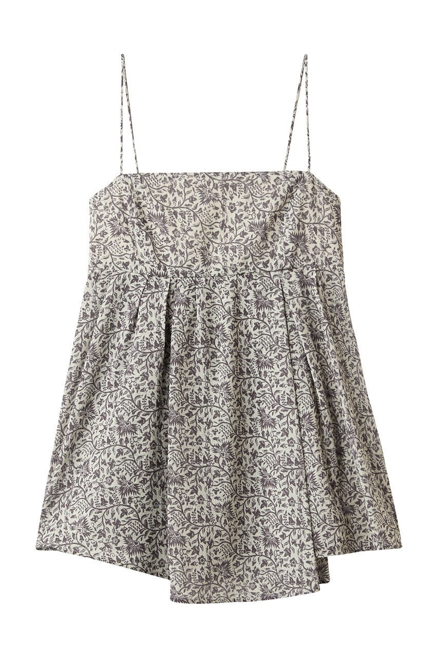 【スタニングルアー/STUNNING LURE】のバティックプリントブラウス インテリア・キッズ・メンズ・レディースファッション・服の通販 founy(ファニー) 　ファッション　Fashion　レディースファッション　Fashion for Women　トップス・カットソー　Cut & Sew Tops　シャツ・ブラウス・オフィスカジュアル　Elegant Blouses & Button-Ups　キャミソール　Camisole, Spaghetti Strap Top　シアー　Sheer, See-Through　ショート　Short, Short Length　スリーブ　Sleeve, Long Sleeve / Short Sleeve　モダン　Modern, Contemporary　モチーフ　Motif, Design Theme　ラップ　Wrap, Wrap Design　ライトグリーン|ID: prp329100004905309 ipo3291000000036720471