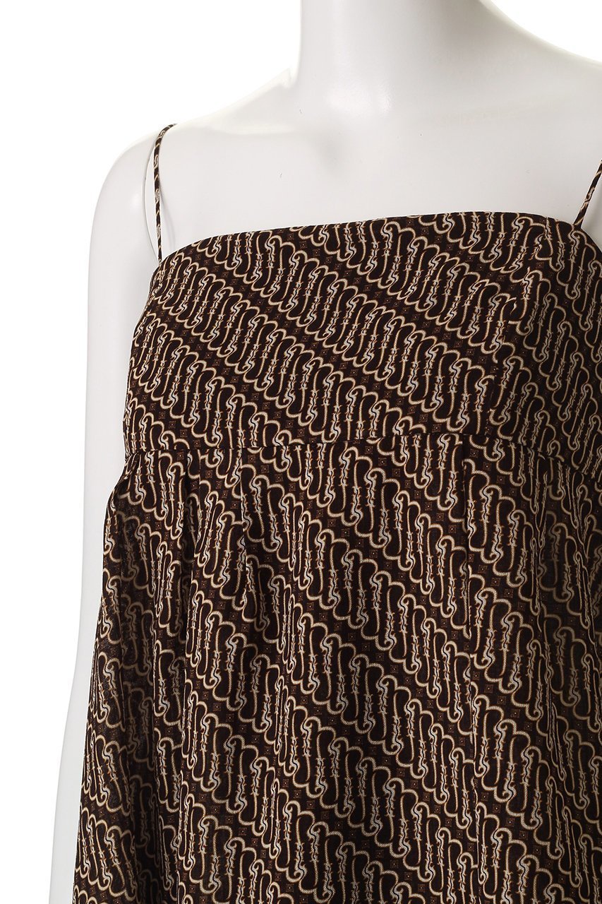 【スタニングルアー/STUNNING LURE】のバティックプリントブラウス 人気、トレンドファッション・服の通販 founy(ファニー) 　ファッション　Fashion　レディースファッション　Fashion for Women　トップス・カットソー　Cut & Sew Tops　シャツ・ブラウス・オフィスカジュアル　Elegant Blouses & Button-Ups　キャミソール　Camisole, Spaghetti Strap Top　シアー　Sheer, See-Through　ショート　Short, Short Length　スリーブ　Sleeve, Long Sleeve / Short Sleeve　モダン　Modern, Contemporary　モチーフ　Motif, Design Theme　ラップ　Wrap, Wrap Design　other-5|ID: prp329100004905309 ipo3291000000036720476