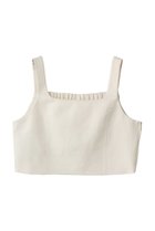 【アルアバイル/allureville】のシャークスキンショートジレ オフホワイト|ID: prp329100004905315 ipo3291000000036720529