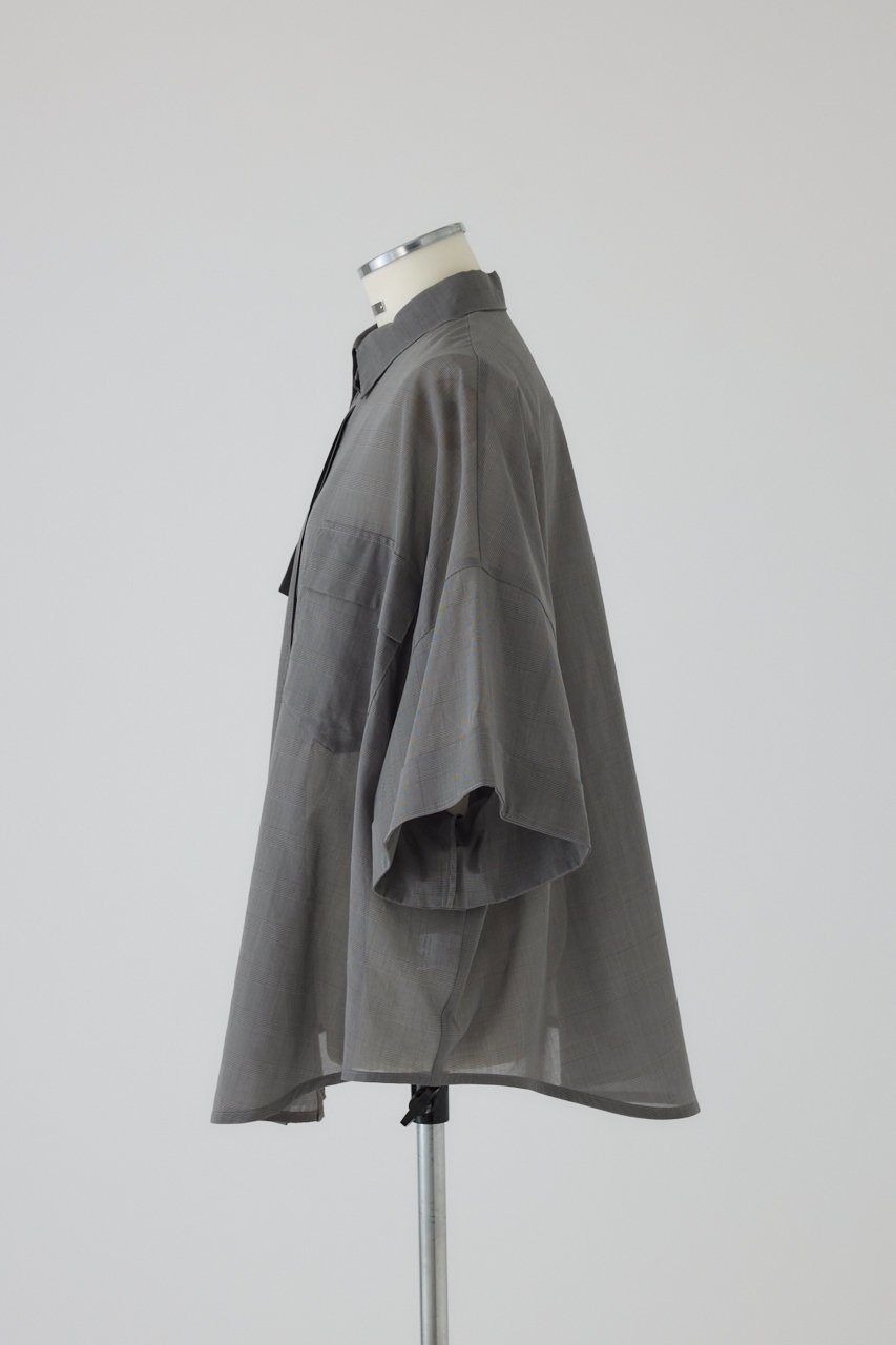 【リムアーク/RIM.ARK】のOversized check pattern SH/シャツ 人気、トレンドファッション・服の通販 founy(ファニー) 　ファッション　Fashion　レディースファッション　Fashion for Women　トップス・カットソー　Cut & Sew Tops　シャツ・ブラウス・オフィスカジュアル　Elegant Blouses & Button-Ups　エアリー　Airy Texture　クラシカル　Classical, Vintage-Inspired　ショート　Short, Short Length　スリーブ　Sleeve, Long Sleeve / Short Sleeve　チェック　Check, Plaid, Tartan　バランス　Balance, Style Balance　other-3|ID: prp329100004905323 ipo3291000000036720617