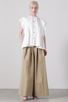 【ヒューエルミュージアム/hueLe Museum】の【hLM】タイプライタータックスリーブブラウス ホワイト|ID: prp329100004905365 ipo3291000000036720983