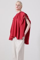 【ヒューエルミュージアム/hueLe Museum】の【hLM】タイプライタータックスリーブブラウス レッド|ID: prp329100004905365 ipo3291000000036720984