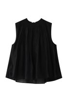 【マリリンムーン/MARILYN MOON】のタックテクニックシアーコットンフレアブラウス 人気、トレンドファッション・服の通販 founy(ファニー) ファッション Fashion レディースファッション Fashion for Women トップス・カットソー Cut & Sew Tops キャミソール&ノースリーブ Camisoles & Sleeveless Tops シャツ・ブラウス・オフィスカジュアル Elegant Blouses & Button-Ups インド Indian Textile エレガント 上品 Elegant ギャザー Gathered, Ruffled サテン Satin, Glossy Fabric シアー Sheer, See-Through デニム Denim, Jeans Material ノースリーブ Sleeveless, No-Sleeve フレア Flare, Flared リゾート Resort, Vacation Style リュクス Luxury, Elegant, High-End, Chic 夏 Summer thumbnail ブラック|ID: prp329100004905367 ipo3291000000036720997