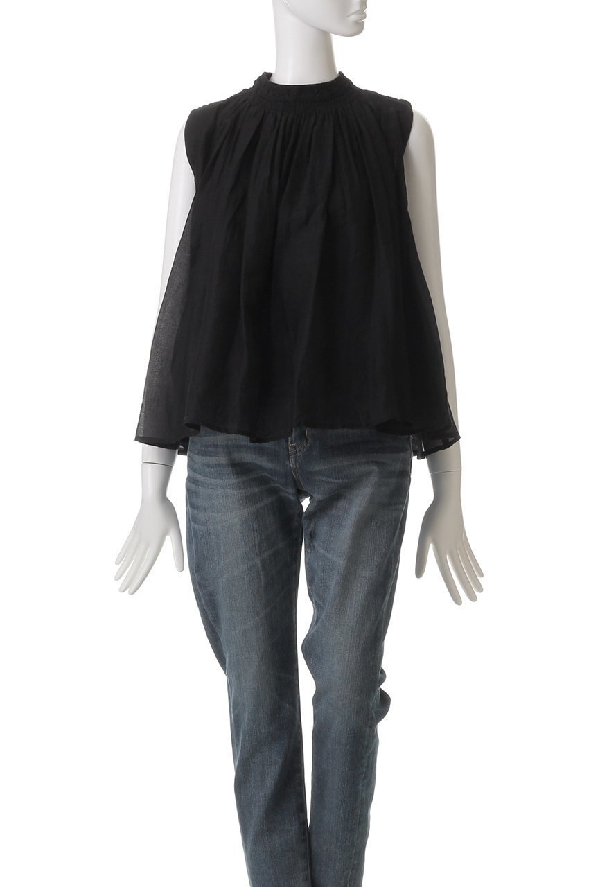 【マリリンムーン/MARILYN MOON】のタックテクニックシアーコットンフレアブラウス 人気、トレンドファッション・服の通販 founy(ファニー) ファッション Fashion レディースファッション Fashion for Women トップス・カットソー Cut & Sew Tops キャミソール&ノースリーブ Camisoles & Sleeveless Tops シャツ・ブラウス・オフィスカジュアル Elegant Blouses & Button-Ups インド Indian Textile エレガント 上品 Elegant ギャザー Gathered, Ruffled サテン Satin, Glossy Fabric シアー Sheer, See-Through デニム Denim, Jeans Material ノースリーブ Sleeveless, No-Sleeve フレア Flare, Flared リゾート Resort, Vacation Style リュクス Luxury, Elegant, High-End, Chic 夏 Summer other-2|ID: prp329100004905367 ipo3291000000036720998