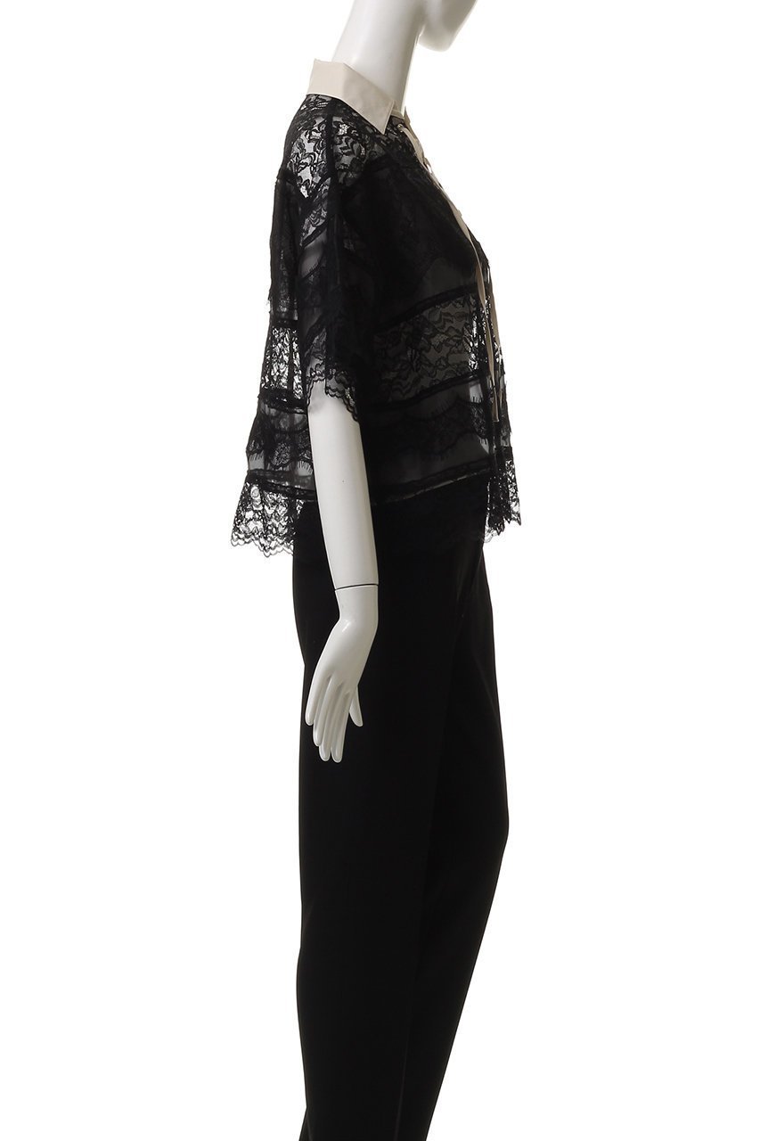 【プランク プロジェクト/PRANK PROJECT】のレースラグビーシャツ / Lace Rugby Shirt 人気、トレンドファッション・服の通販 founy(ファニー) 　ファッション　Fashion　レディースファッション　Fashion for Women　トップス・カットソー　Cut & Sew Tops　シャツ・ブラウス・オフィスカジュアル　Elegant Blouses & Button-Ups　おすすめ　Recommended / Our Picks　インナー　Innerwear　ショート　Short, Short Length　スリーブ　Sleeve, Long Sleeve / Short Sleeve　デニム　Denim, Jeans Material　レース　Lace, Lace Fabric　other-3|ID: prp329100004905387 ipo3291000000036721207