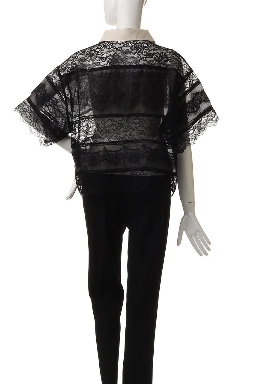 【プランク プロジェクト/PRANK PROJECT】のレースラグビーシャツ / Lace Rugby Shirt 人気、トレンドファッション・服の通販 founy(ファニー) 　ファッション　Fashion　レディースファッション　Fashion for Women　トップス・カットソー　Cut & Sew Tops　シャツ・ブラウス・オフィスカジュアル　Elegant Blouses & Button-Ups　おすすめ　Recommended / Our Picks　インナー　Innerwear　ショート　Short, Short Length　スリーブ　Sleeve, Long Sleeve / Short Sleeve　デニム　Denim, Jeans Material　レース　Lace, Lace Fabric　other-4|ID: prp329100004905387 ipo3291000000036721208