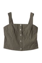 【スリー ドッツ/three dots】のサン ドライドクロス トップス クレイカーキ|ID: prp329100004905390 ipo3291000000036721253