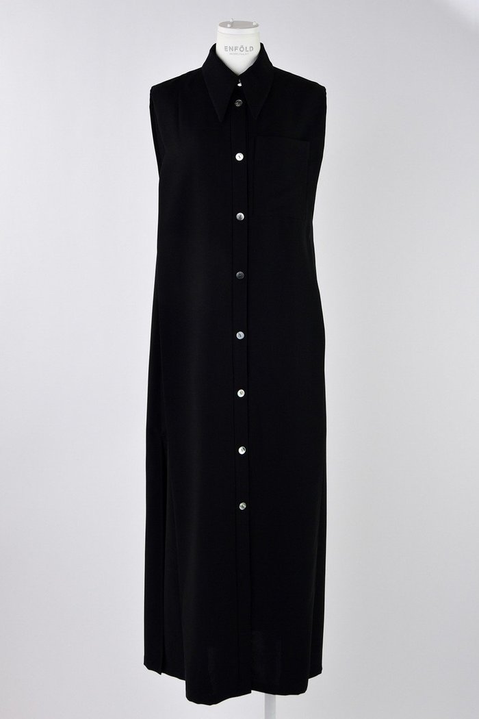 【エンフォルド/ENFOLD】のNO-SLEEVES LONG SHIRT/シャツ インテリア・キッズ・メンズ・レディースファッション・服の通販 founy(ファニー) https://founy.com/ ファッション Fashion レディースファッション Fashion for Women トップス・カットソー Cut & Sew Tops キャミソール&ノースリーブ Camisoles & Sleeveless Tops シャツ・ブラウス・オフィスカジュアル Elegant Blouses & Button-Ups おすすめ Recommended / Our Picks ノースリーブ Sleeveless, No-Sleeve |ID: prp329100004905398 ipo3291000000036721327