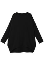【ミズイロ インド/mizuiro ind】のgeorgette boat neck cocoon P/O プルオーバー black|ID: prp329100004905401 ipo3291000000036721354