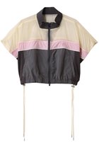 【メゾンスペシャル/MAISON SPECIAL】のColor Block Half Sleeve Tops/カラーブロックハーフスリーブトップス 人気、トレンドファッション・服の通販 founy(ファニー) ファッション Fashion レディースファッション Fashion for Women トップス・カットソー Cut & Sew Tops シャツ・ブラウス・オフィスカジュアル Elegant Blouses & Button-Ups カットソー Cut and Sewn Top コンパクト Compact, Small Size シアー Sheer, See-Through ショート Short, Short Length スピンドル Spindle, Drawcord スリーブ Sleeve, Long Sleeve / Short Sleeve スーツ Suit, Formalwear セットアップ Set-Up, Coordinated Outfit 定番 Standard, Basic Item ブロック Block, Solid Block Pattern おすすめ Recommended / Our Picks thumbnail GRY(グレー)|ID: prp329100004905403 ipo3291000000036721380