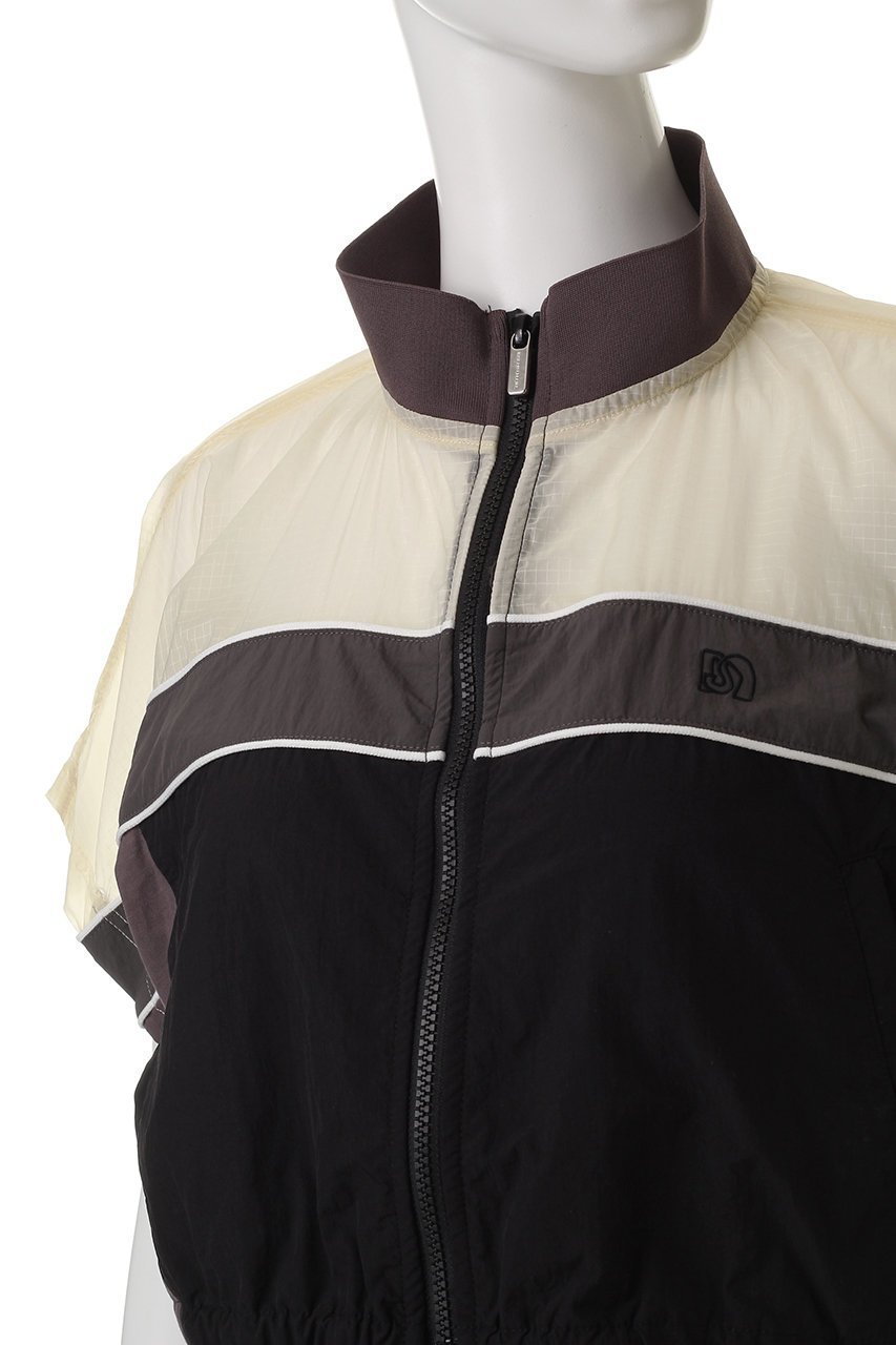 【メゾンスペシャル/MAISON SPECIAL】のColor Block Half Sleeve Tops/カラーブロックハーフスリーブトップス 人気、トレンドファッション・服の通販 founy(ファニー) 　ファッション　Fashion　レディースファッション　Fashion for Women　トップス・カットソー　Cut & Sew Tops　シャツ・ブラウス・オフィスカジュアル　Elegant Blouses & Button-Ups　カットソー　Cut and Sewn Top　コンパクト　Compact, Small Size　シアー　Sheer, See-Through　ショート　Short, Short Length　スピンドル　Spindle, Drawcord　スリーブ　Sleeve, Long Sleeve / Short Sleeve　スーツ　Suit, Formalwear　セットアップ　Set-Up, Coordinated Outfit　定番　Standard, Basic Item　ブロック　Block, Solid Block Pattern　おすすめ　Recommended / Our Picks　other-5|ID: prp329100004905403 ipo3291000000036721384