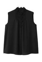 【アナイ/ANAYI】のジョーゼットフラワーノースリブラウス ブラック|ID: prp329100004905409 ipo3291000000036721437