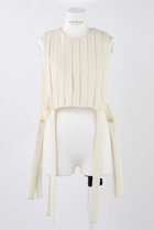 【エンフォルド/ENFOLD】のPEライトジョーゼット プリーツベスト オフホワイト|ID: prp329100004905444 ipo3291000000036721717