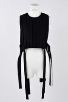 【エンフォルド/ENFOLD】のPEライトジョーゼット プリーツベスト ブラック|ID: prp329100004905444 ipo3291000000036721718