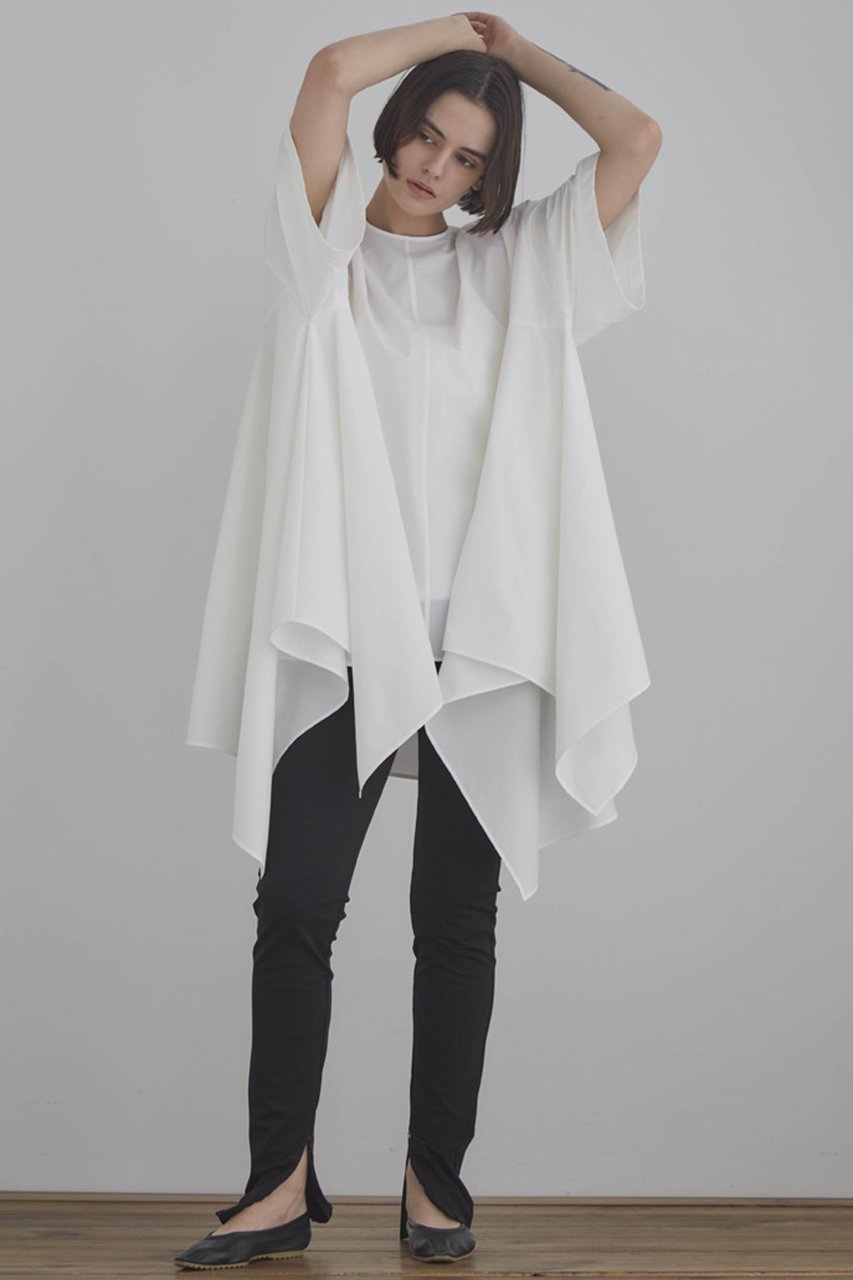 【ル フィル/LE PHIL】のSOLOTEXフレアブラウス 人気、トレンドファッション・服の通販 founy(ファニー) 　ファッション　Fashion　レディースファッション　Fashion for Women　トップス・カットソー　Cut & Sew Tops　シャツ・ブラウス・オフィスカジュアル　Elegant Blouses & Button-Ups　クッション　Cushion, Throw Pillow　ショート　Short, Short Length　スタイリッシュ　Stylish, Fashionable　ストレッチ　Stretch, Stretchy Fabric　スリーブ　Sleeve, Long Sleeve / Short Sleeve　バランス　Balance, Style Balance　パターン　Pattern, Design Print　フレア　Flare, Flared　ワーク　Workwear, Utility Style　おすすめ　Recommended / Our Picks　other-2|ID: prp329100004905462 ipo3291000000036721909