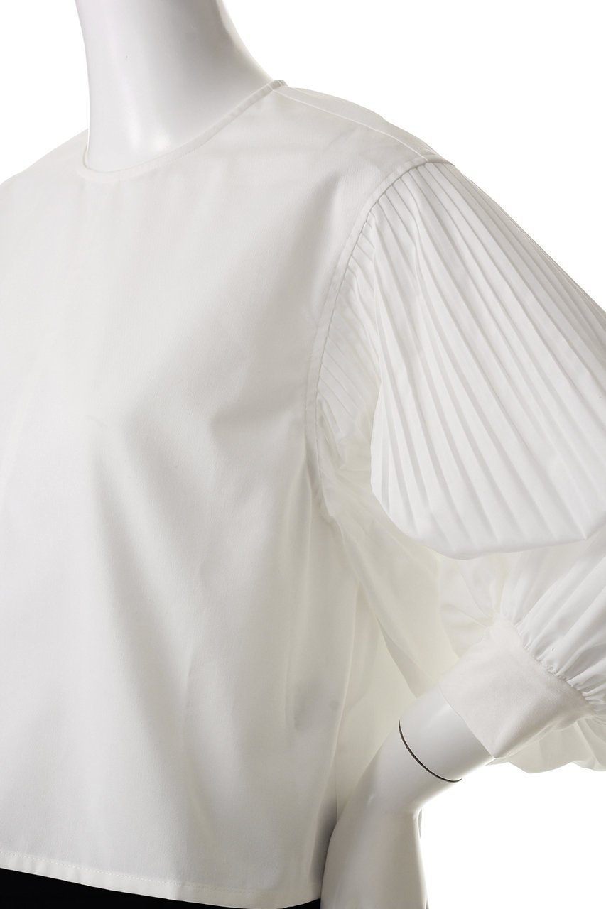 【ミズイロ インド/mizuiro ind】のpleats puff slv P/O プルオーバー 人気、トレンドファッション・服の通販 founy(ファニー) 　ファッション　Fashion　レディースファッション　Fashion for Women　トップス・カットソー　Cut & Sew Tops　シャツ・ブラウス・オフィスカジュアル　Elegant Blouses & Button-Ups　カジュアルプルオーバー・ニットトップス　Pullovers & Knit Tops / Casual Pullovers　シンプル　Simple, Minimal　スリーブ　Sleeve, Long Sleeve / Short Sleeve　トレンド　Trend, Trending Now　プリーツ　Pleats, Pleated　ロング　Long, Long-Length　エレガント 上品　Elegant　other-5|ID: prp329100004905487 ipo3291000000036747872