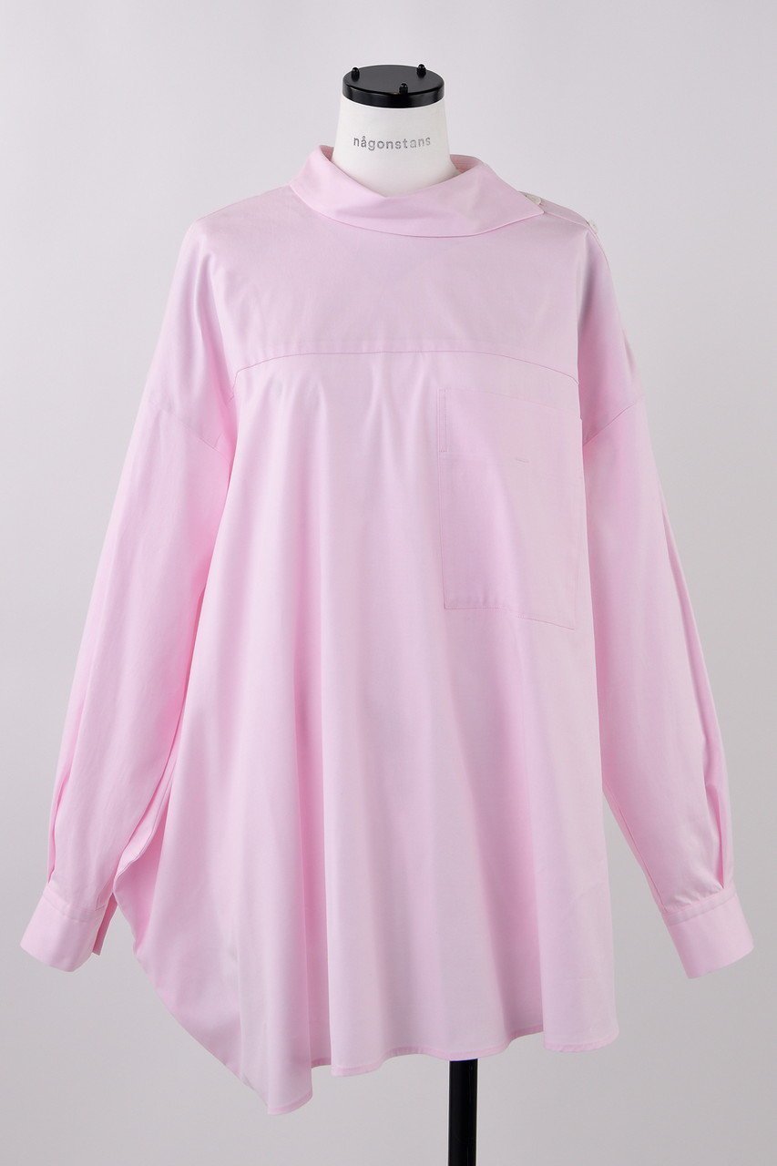 【ナゴンスタンス/nagonstans】の80オックス スクエアヘムP.O/プルオーバー インテリア・キッズ・メンズ・レディースファッション・服の通販 founy(ファニー) 　ファッション　Fashion　レディースファッション　Fashion for Women　トップス・カットソー　Cut & Sew Tops　シャツ・ブラウス・オフィスカジュアル　Elegant Blouses & Button-Ups　カジュアルプルオーバー・ニットトップス　Pullovers & Knit Tops / Casual Pullovers　おすすめ　Recommended / Our Picks　アシンメトリー　Asymmetrical Style　オックス　Oxford Fabric　スクエア　Square, Square Shape　スリーブ　Sleeve, Long Sleeve / Short Sleeve　ロング　Long, Long-Length　Peach|ID: prp329100004905488 ipo3291000000036722145