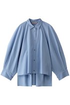 【ヒューエルミュージアム/hueLe Museum】の【hLM】ラウンドシェイプブラウス 人気、トレンドファッション・服の通販 founy(ファニー) ファッション Fashion レディースファッション Fashion for Women トップス・カットソー Cut & Sew Tops シャツ・ブラウス・オフィスカジュアル Elegant Blouses & Button-Ups ストライプ Stripe, Striped Pattern スリーブ Sleeve, Long Sleeve / Short Sleeve ドレープ Drape, Draping Fabric ロング Long, Long-Length thumbnail ブルー|ID: prp329100004905500 ipo3291000000036722246