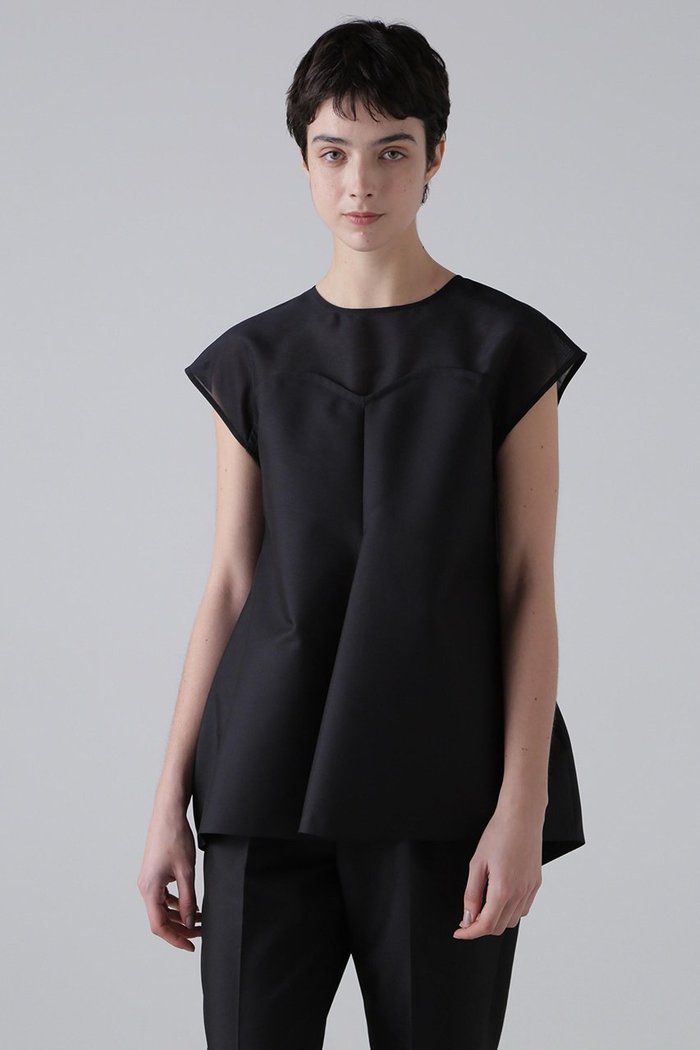 【アドーア/ADORE】のハイデンシティダブルクロスブラウス インテリア・キッズ・メンズ・レディースファッション・服の通販 founy(ファニー) https://founy.com/ ファッション Fashion レディースファッション Fashion for Women トップス・カットソー Cut & Sew Tops キャミソール&ノースリーブ Camisoles & Sleeveless Tops シャツ・ブラウス・オフィスカジュアル Elegant Blouses & Button-Ups おすすめ Recommended / Our Picks セットアップ Set-Up, Coordinated Outfit デコルテ Décolleté, Neckline ノースリーブ Sleeveless, No-Sleeve ビスチェ Bustier, Corset Top |ID: prp329100004905531 ipo3291000000036722500