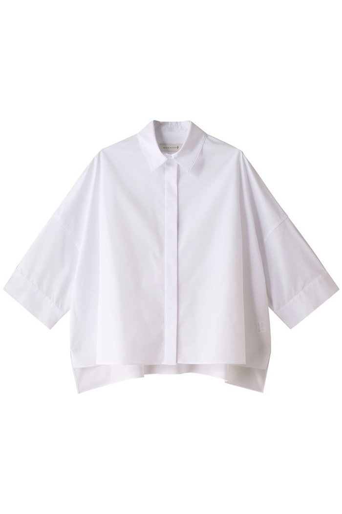 【マッキントッシュ/MACKINTOSH】のWHITELEY 7分袖シャツ インテリア・キッズ・メンズ・レディースファッション・服の通販 founy(ファウニー) https://founy.com/ ファッション Fashion レディースファッション Fashion for Women トップス・カットソー Cut & Sew Tops シャツ・ブラウス・オフィスカジュアル Elegant Blouses & Button-Ups ショルダー Shoulder, Shoulder Strap ショート Short, Short Length スリーブ Sleeve, Long Sleeve / Short Sleeve センター Center, Center Line ドロップ Drop Shoulder, Dropped Style ファブリック Fabric, Textile フォルム Silhouette, Form ワイド Wide, Wide Fit エレガント 上品 Elegant |ID: prp329100004905533 ipo3291000000036722510