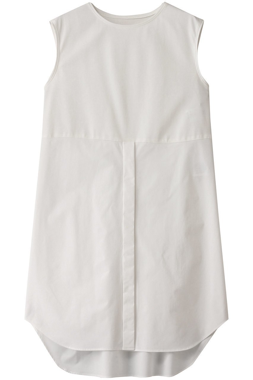 【ル フィル/LE PHIL】のSOLOTEXコンビブロードシャツ インテリア・キッズ・メンズ・レディースファッション・服の通販 founy(ファニー) 　ファッション　Fashion　レディースファッション　Fashion for Women　トップス・カットソー　Cut & Sew Tops　キャミソール&ノースリーブ　Camisoles & Sleeveless Tops　シャツ・ブラウス・オフィスカジュアル　Elegant Blouses & Button-Ups　カットソー　Cut and Sewn Top　シンプル　Simple, Minimal　スウェット / スエット　Sweatshirt, Sweatwear　ストレッチ　Stretch, Stretchy Fabric　トレンド　Trend, Trending Now　ノースリーブ　Sleeveless, No-Sleeve　ホワイト|ID: prp329100004905545 ipo3291000000036722622