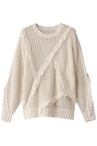 【ミディウミソリッド/MIDIUMISOLID】のfringe mesh PO.S プルオーバー ivory|ID: prp329100004905551 ipo3291000000036722669
