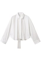 【ミディウミソリッド/MIDIUMISOLID】のtie neck shirt.M シャツ off white|ID: prp329100004905571 ipo3291000000036722853