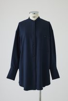 【リムアーク/RIM.ARK】のOversize stand collar SH/シャツ 人気、トレンドファッション・服の通販 founy(ファニー) ファッション Fashion レディースファッション Fashion for Women トップス・カットソー Cut & Sew Tops シャツ・ブラウス・オフィスカジュアル Elegant Blouses & Button-Ups スリーブ Sleeve, Long Sleeve / Short Sleeve セットアップ Set-Up, Coordinated Outfit ロング Long, Long-Length thumbnail ダークネイビー|ID: prp329100004905603 ipo3291000000036723139