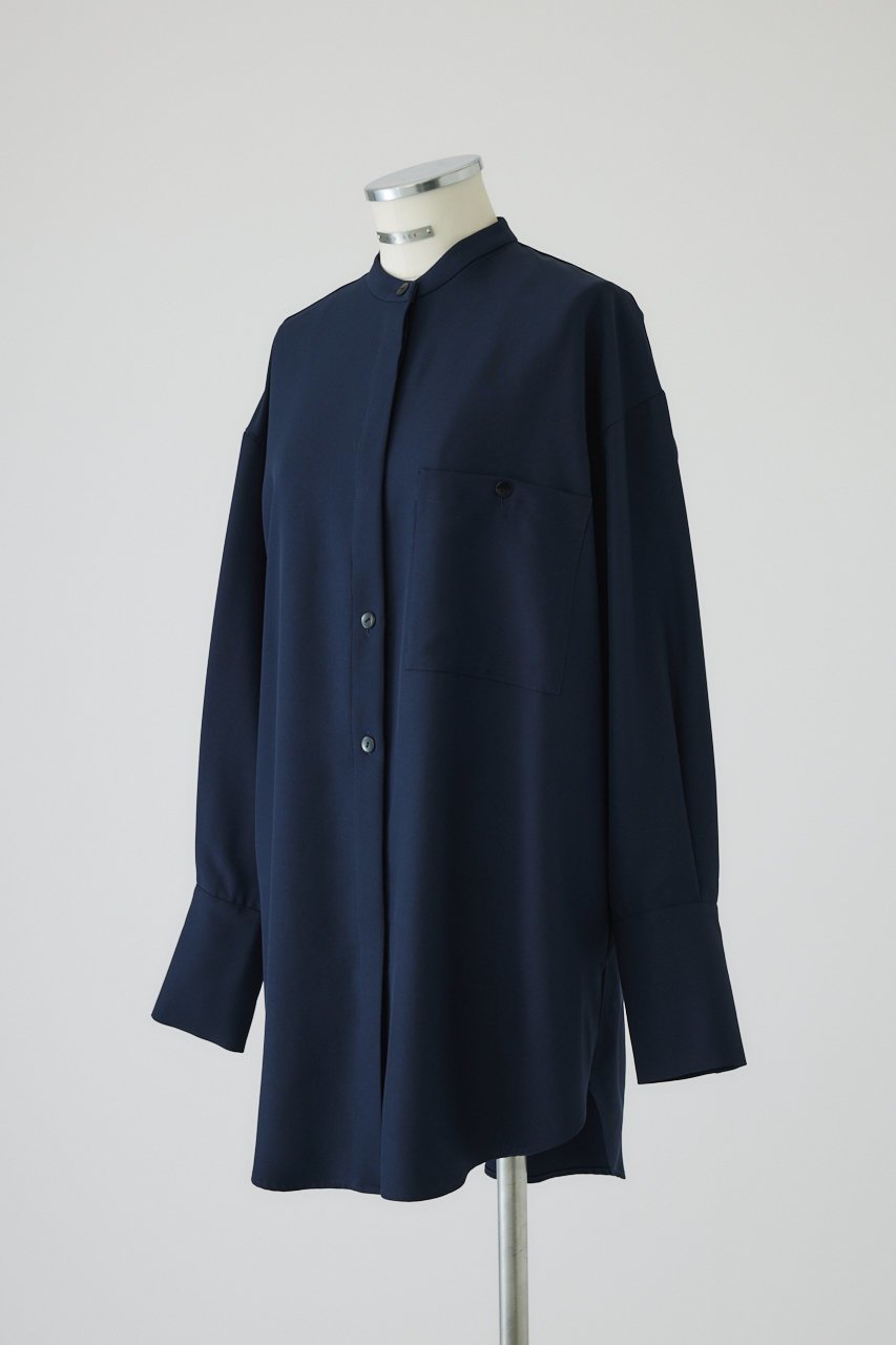【リムアーク/RIM.ARK】のOversize stand collar SH/シャツ 人気、トレンドファッション・服の通販 founy(ファニー) 　ファッション　Fashion　レディースファッション　Fashion for Women　トップス・カットソー　Cut & Sew Tops　シャツ・ブラウス・オフィスカジュアル　Elegant Blouses & Button-Ups　スリーブ　Sleeve, Long Sleeve / Short Sleeve　セットアップ　Set-Up, Coordinated Outfit　ロング　Long, Long-Length　other-2|ID: prp329100004905603 ipo3291000000036723140